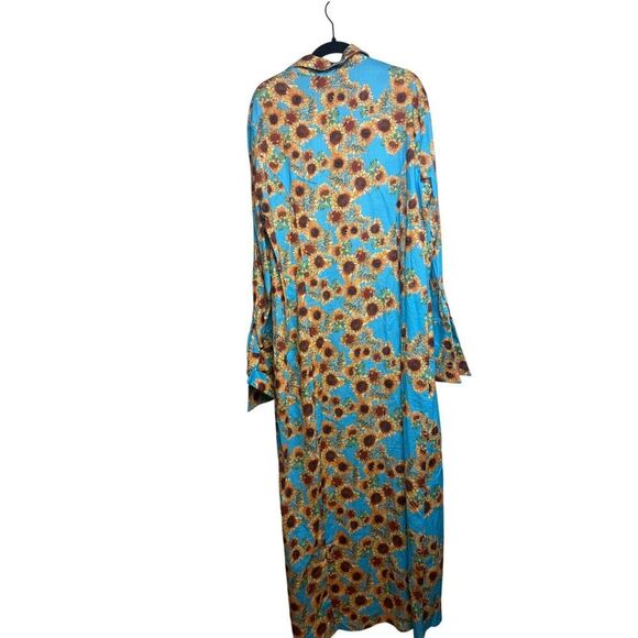 Ala von Auersperg Kathe Cotton Maxi Dress Sunflower Sz. 14 - Picture 7 of 7